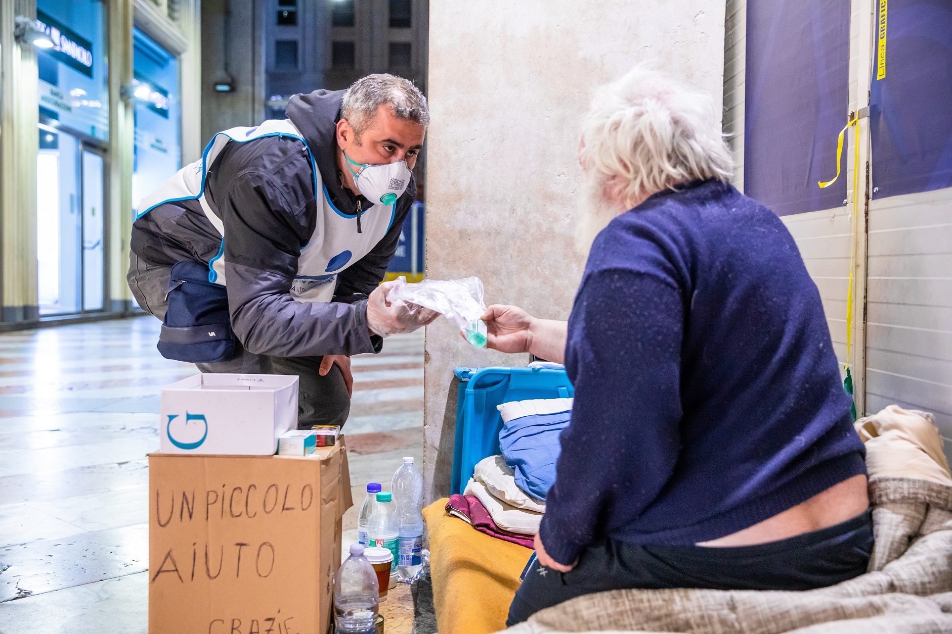Napoli, Progetto Arca potenzia l’aiuto in strada per i senzatetto