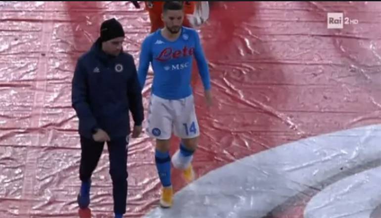 Tegola Napoli: Mertens torna in Belgio per curare la caviglia