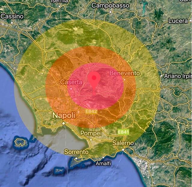 Scossa di terremoto di magnitudo 2.7 nel Sannio