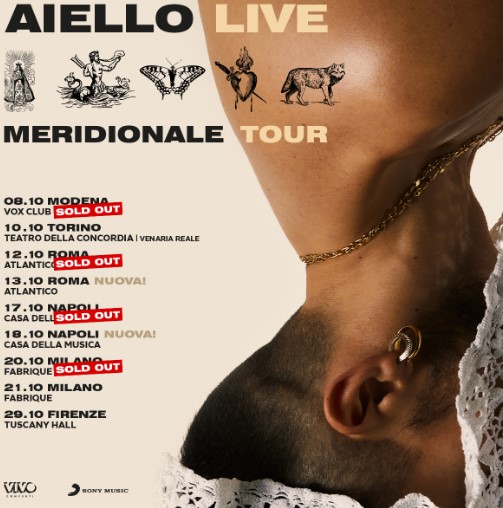 Aiello Live – Meridionale Tour, le nuove date in autunno