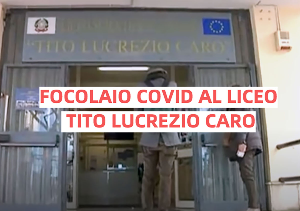 Napoli, preoccupa il focolaio Covid al Liceo Tito Lucrezio Caro