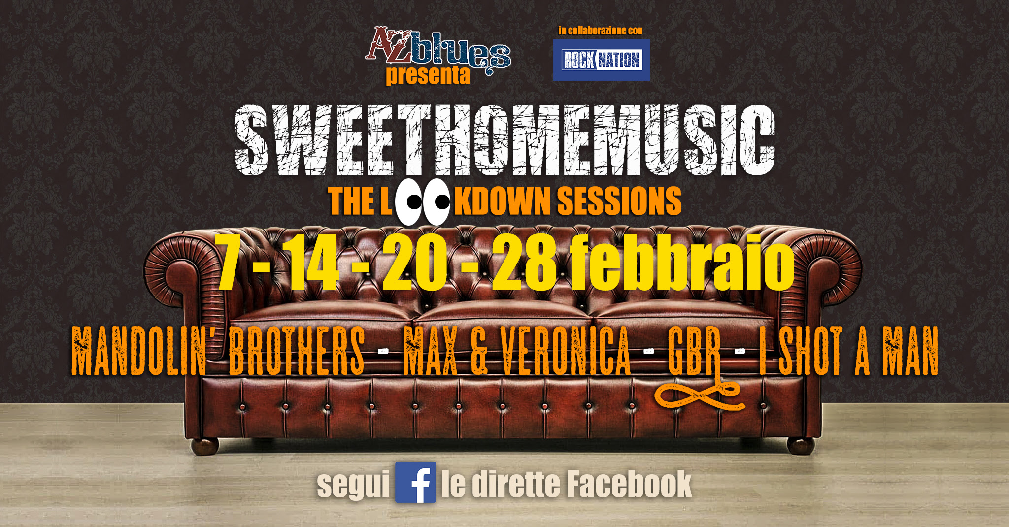 #SweetHomeMusic, la buona musica direttamente a casa, continua anche a febbraio