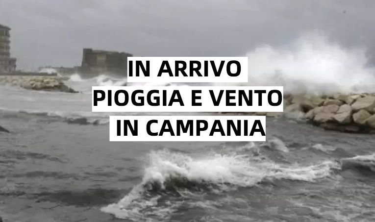 Maltempo: pioggia in Campania, da stasera scatta l’allerta meteo