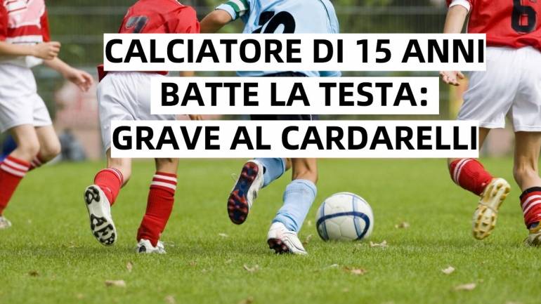 Napoli, baby calciatore batte la testa: è grave al Cardarelli