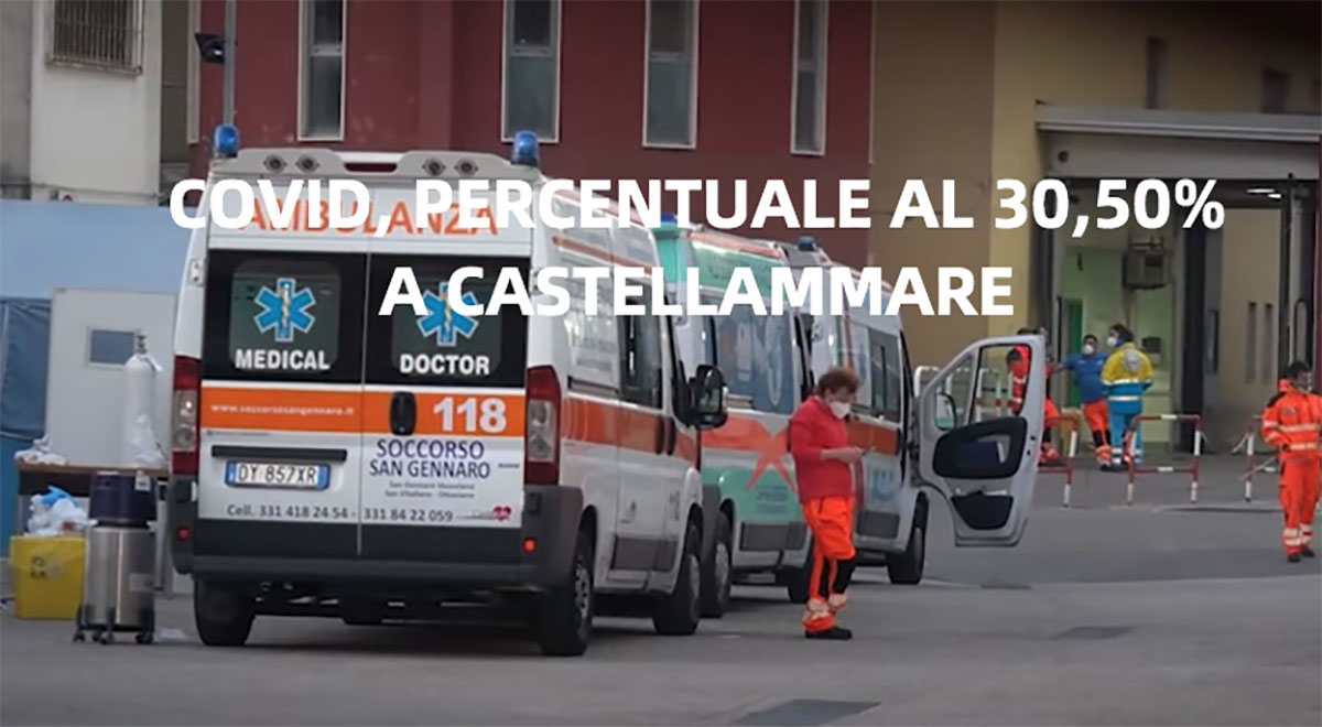 Covid, bomba virale a Castellammare: oggi 144 contagiati