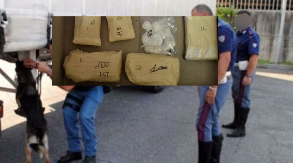 Sequestrati 205 chili di cocaina sulla Napoli-Roma