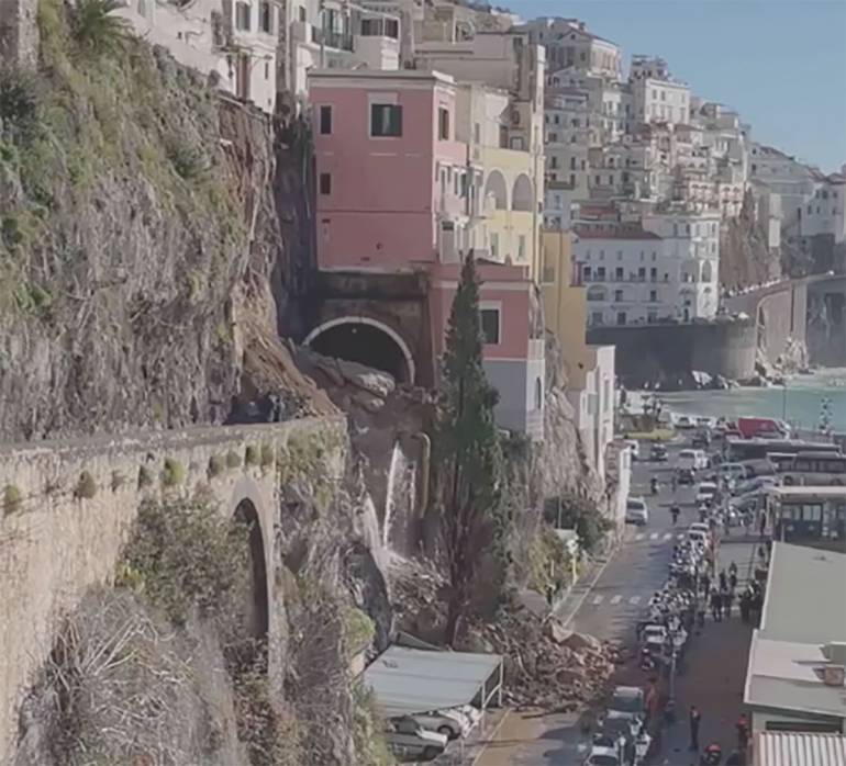 Frana di Amalfi: la Procura di Salerno apre un’inchiesta per disastro colposo