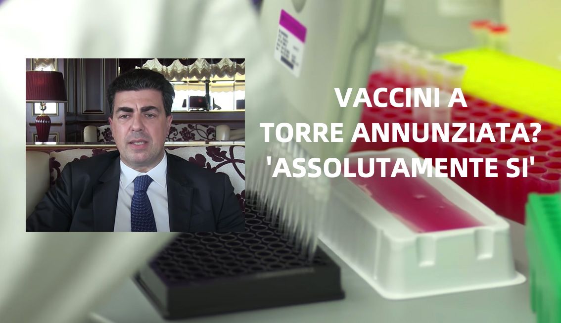 La Novartis: ‘Potremmo produrre i vaccini a Torre Annunziata’