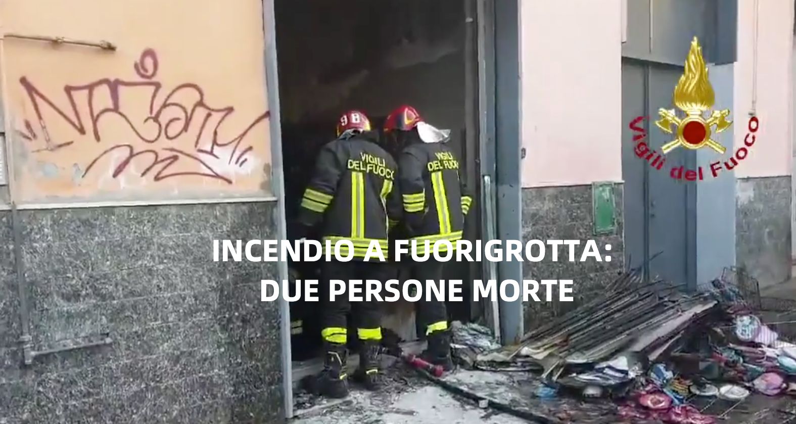 Napoli, incendio a Fuorigrotta: due morti