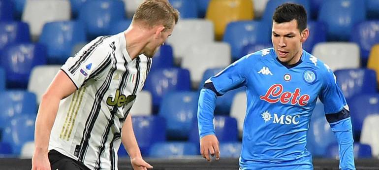 Napoli per Lozano risentimento alla coscia destra