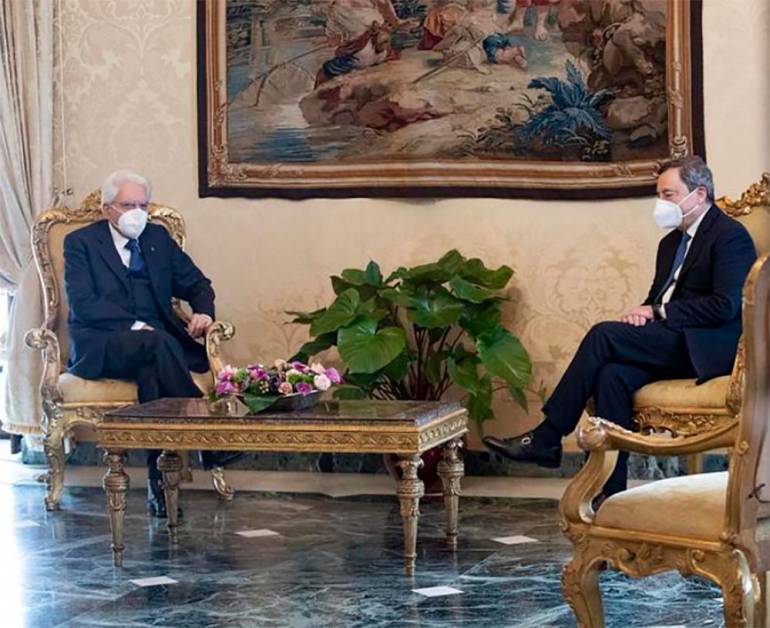 Draghi incontra anche Fico, Casellati e Conte e si prepara alle consultazioni