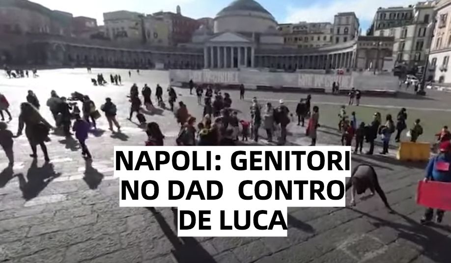 In Campania i genitori No Dad contro De Luca