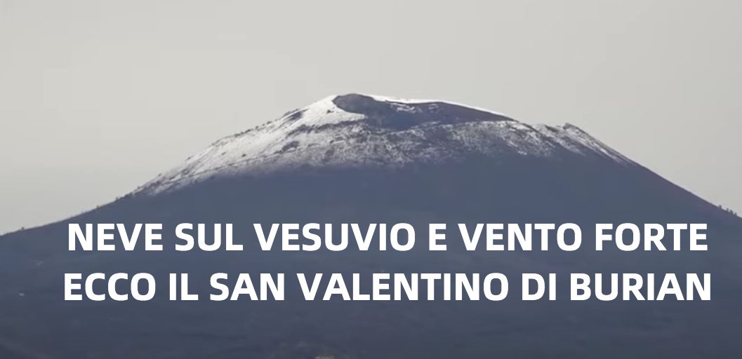 Neve sul Vesuvio ma a Napoli preoccupa il vento