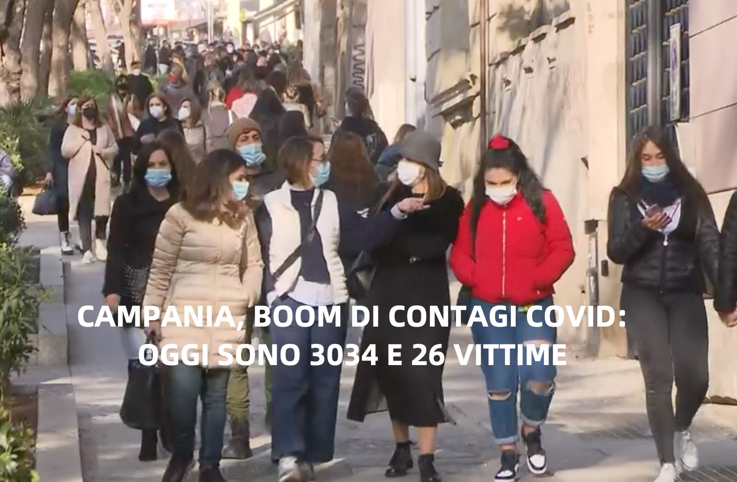 Covid, boom di casi in Campania: oggi sono 3034