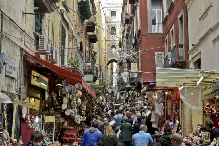 napoli, centro storico unesco