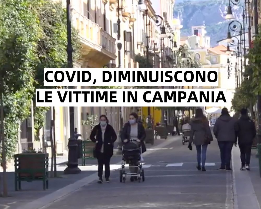 Covid, forte calo delle vittime in Campania