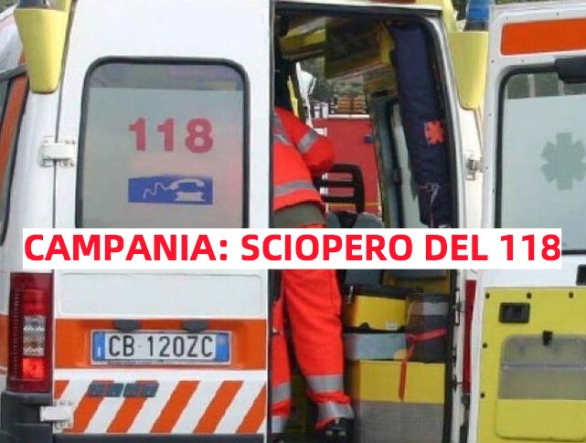 Campania, sciopero dei medici del 118