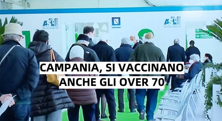 Campania, si vaccinano anche gli over 70. ECCO COME FARE