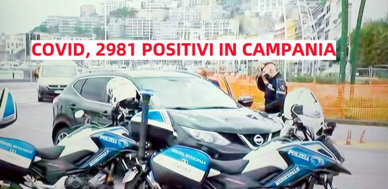 Covid, 2981 nuovi positivi in Campania