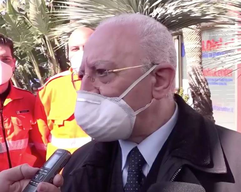De Luca: ‘Capri covid free, entro luglio tutta la Campania’