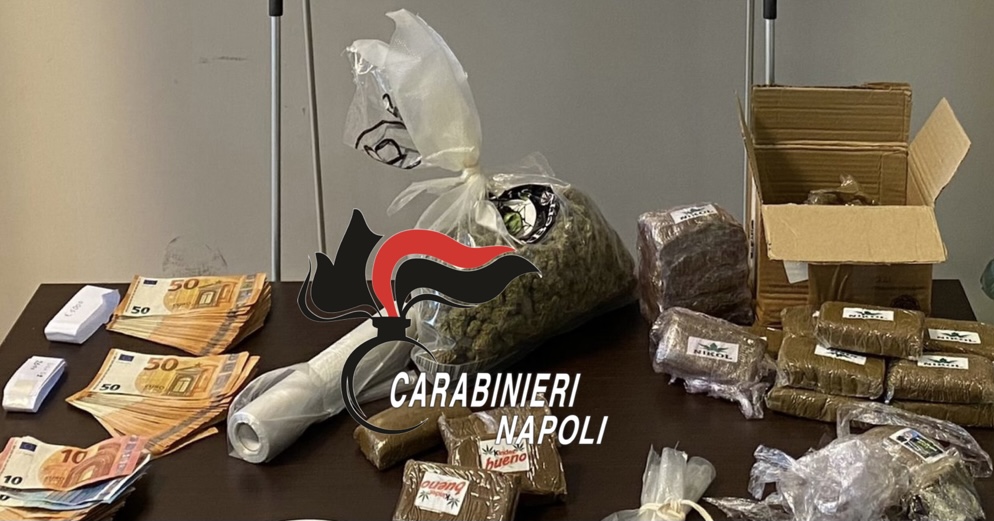 Napoli, incensurato del Vomero nascondeva 3 chilogrammi di droga