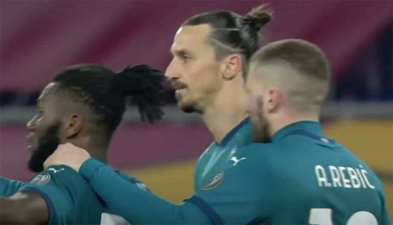 Infortunio Ibrahimovic, ironia social: ‘Pronto per il dopo-Sanremo’