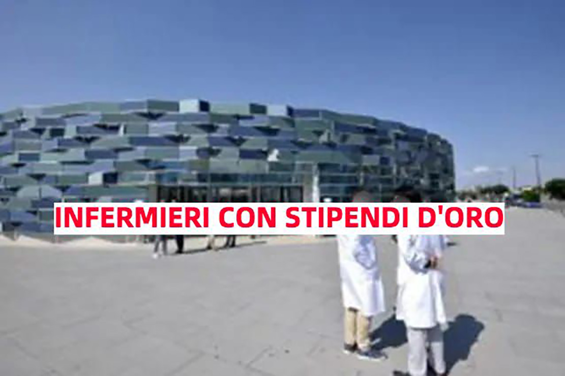 Napoli, infermieri con stipendi da 9 mila euro