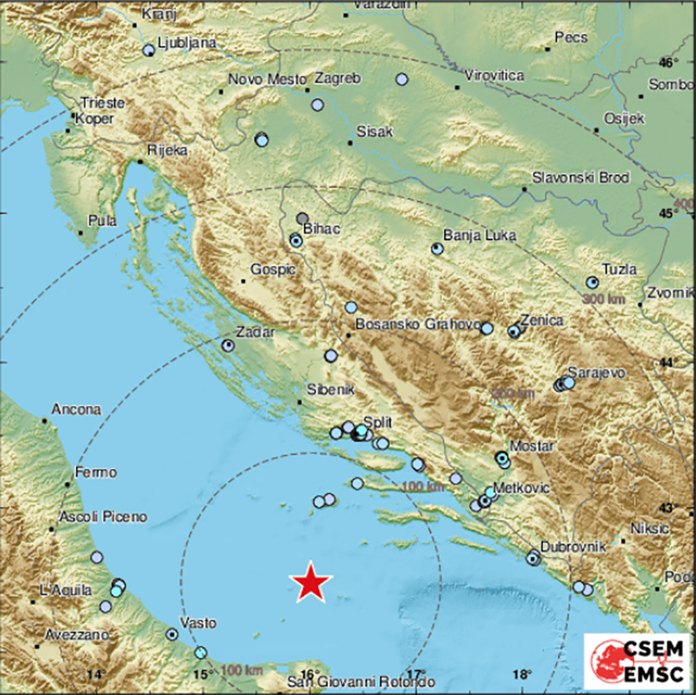 Terremoto nell’Adriatico, la terra continua a tremare: nove le scosse