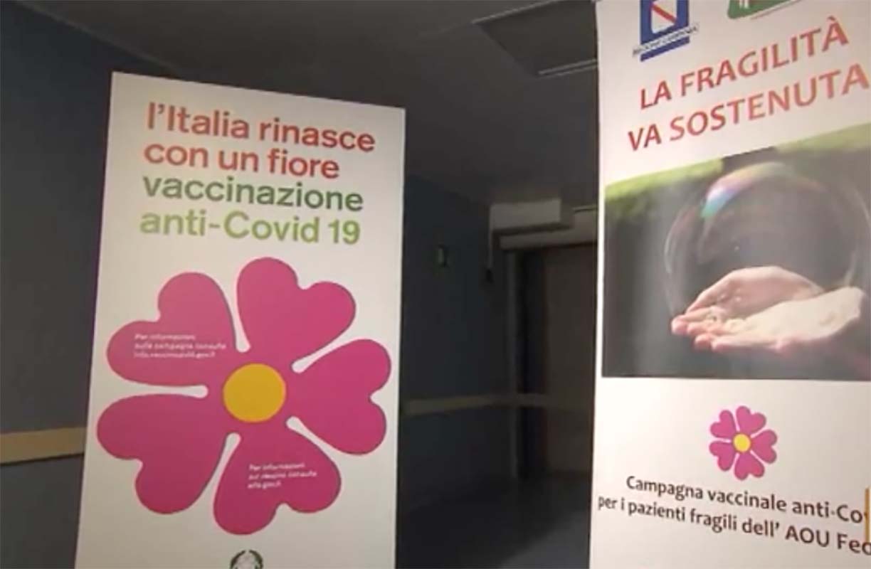 Napoli, partita al Cardarelli la vaccinazione ai pazienti fragili