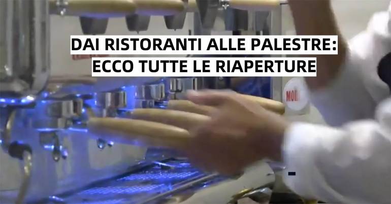 Dai ristoranti alle palestre: ecco tutte le date delle riaperture