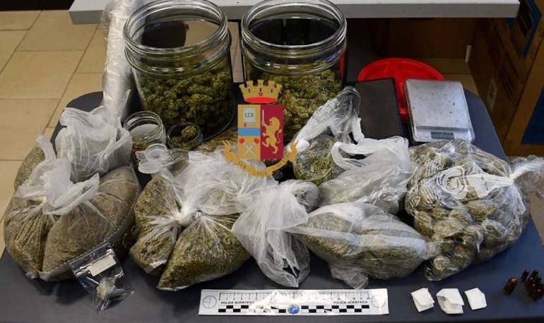 Ercolano: il cane Dorian scopre la droga nascosta in cucina: arrestato