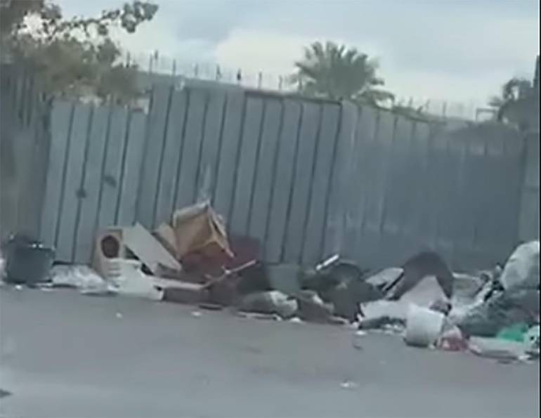 Discarica a cielo aperto e degrado a Casoria