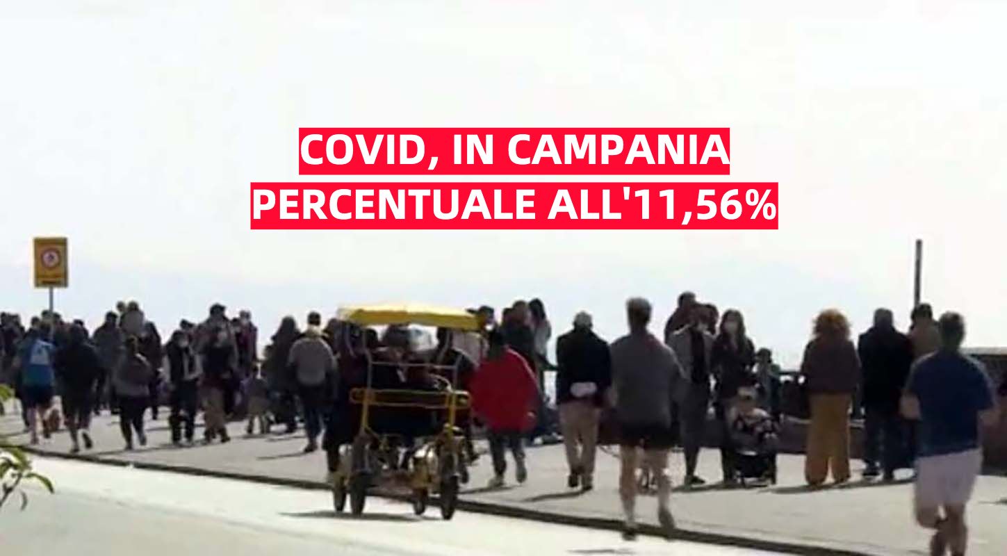 Covid, risale il contagio in Campania: percentuale all’11,56%
