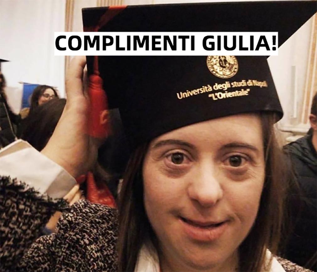 Giulia, orgoglio di Napoli: laureata con lode