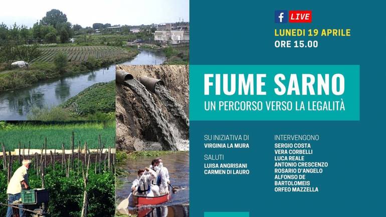 Fiume Sarno: un percorso verso la legalità, evento online con l’ex ministro Costa