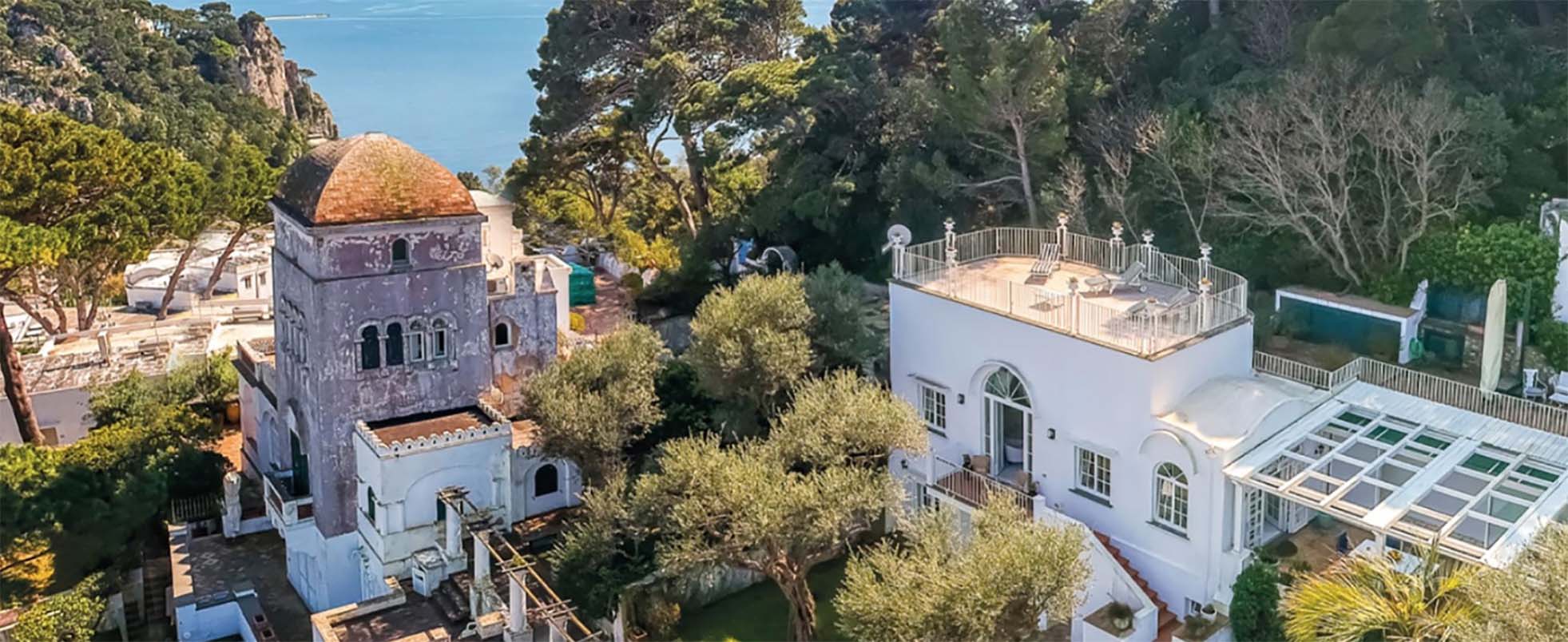 Capri: vendesi la villa di De Sica appartenente alla dimora storica ‘I quattro venti’
