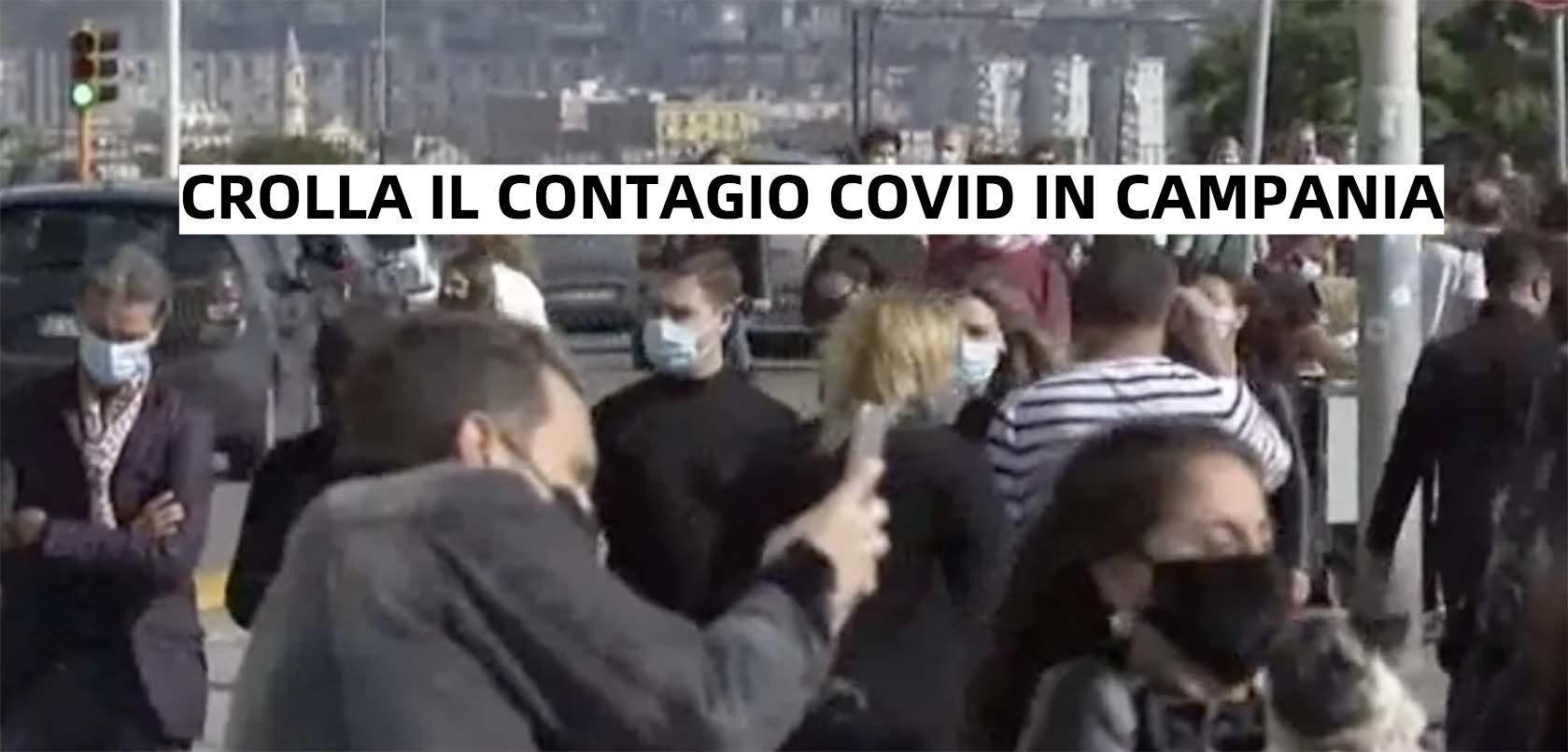 In netto calo il contagio covid in Campania