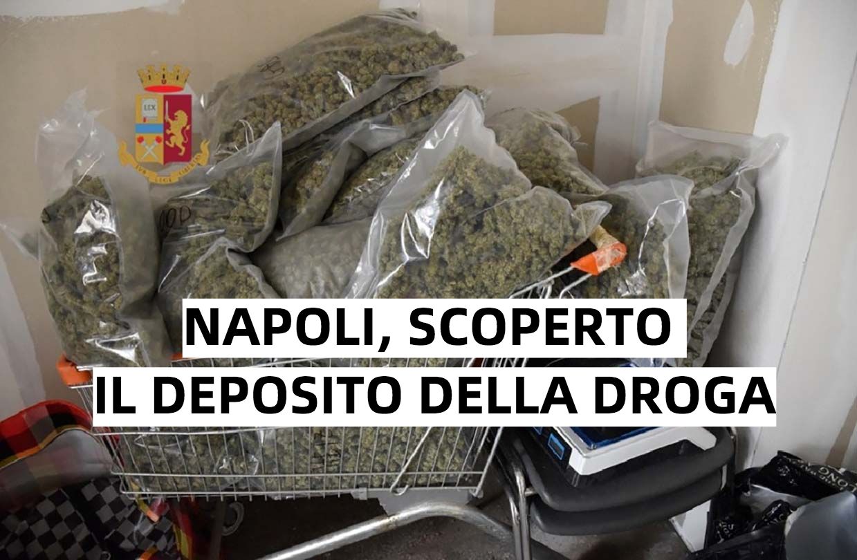 Napoli, maxi sequestro di droga al rione Bisignano