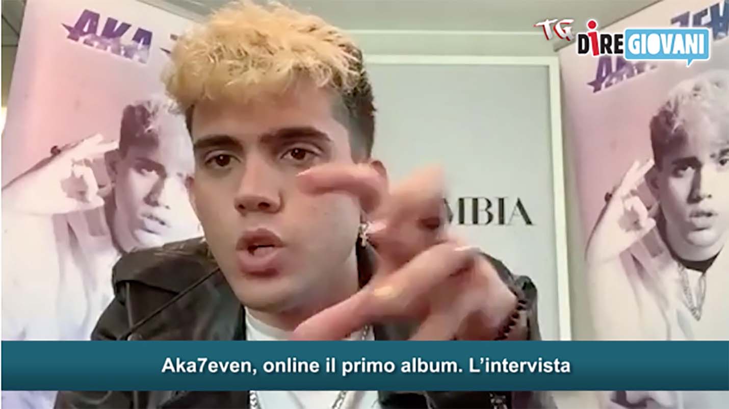 Tg DireGiovani: Aka7even, on line il primo album