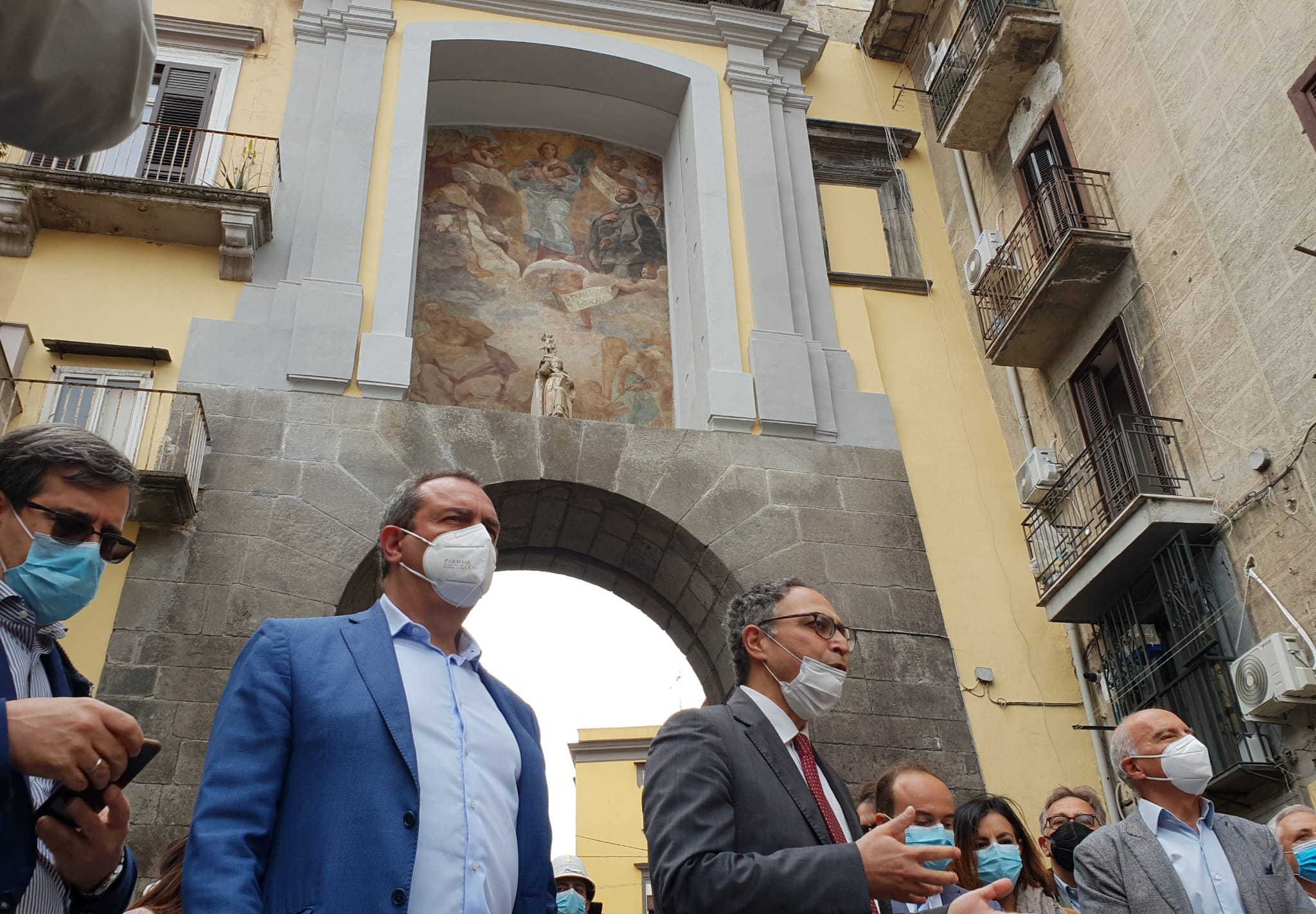 Napoli ‘ritrova’ il Mattia Preti su Porta San Gennaro