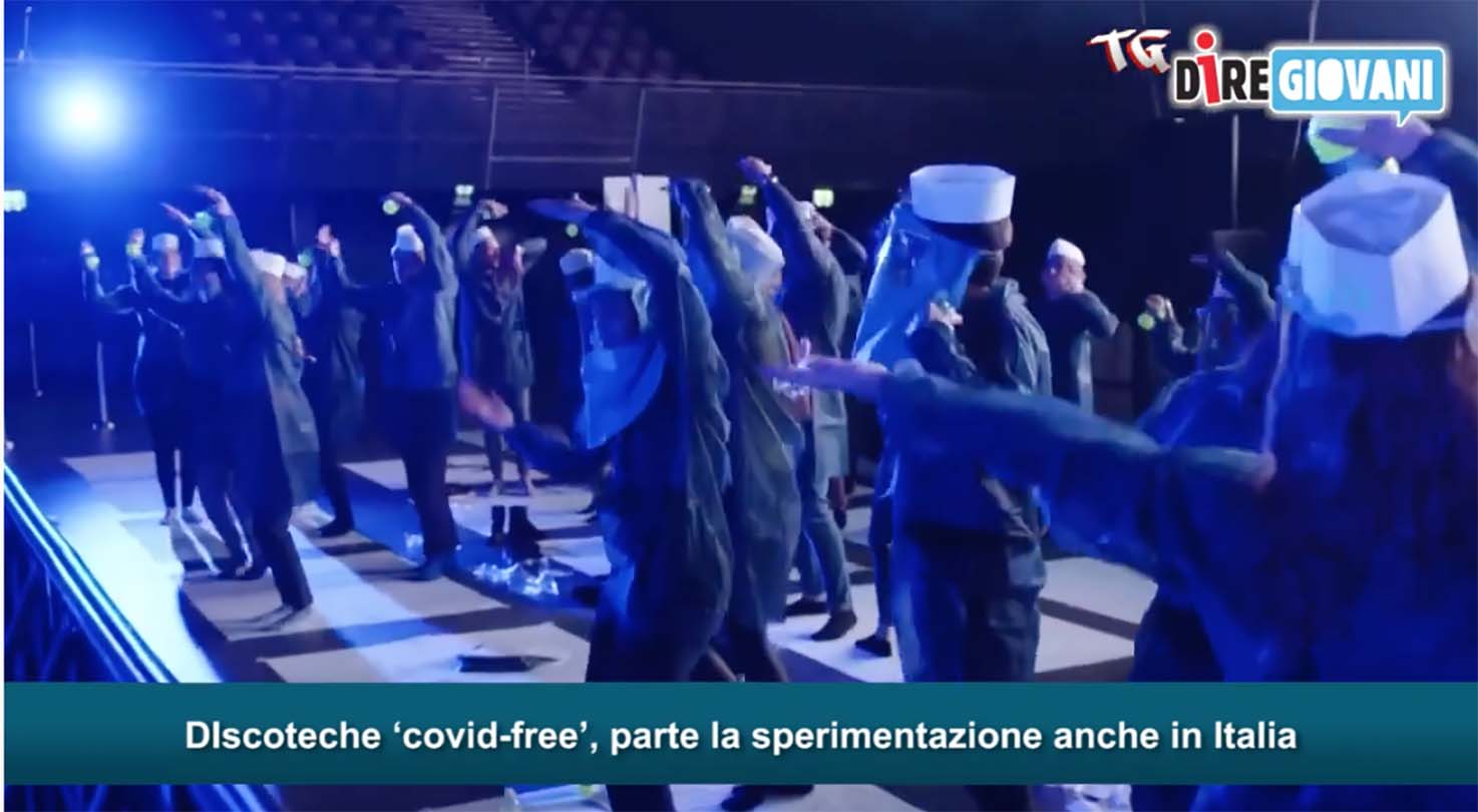 Tg Dire Giovani: discoteche ‘Covid Free’, parte la sperimentazione anche in Italia