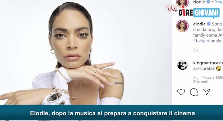 TgDireGiovani, Elodie dopo la musica si prepara a conquistare il cinema