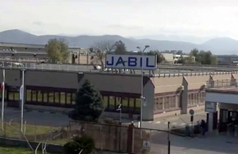 Dei 480 attuali in Jabil, circa 200 si sposteranno nella Tme a Portico di Caserta