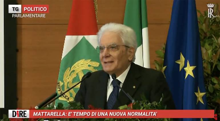 Tg Politico Parlamentare, Mattarella: “E’ tempo di una nuova normalità”