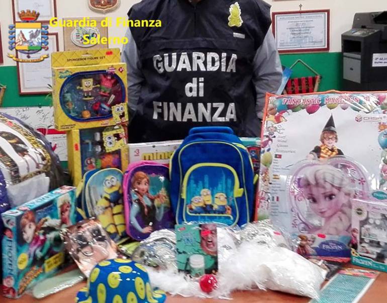 Maxi sequestro di capi falsi nel Salernitano