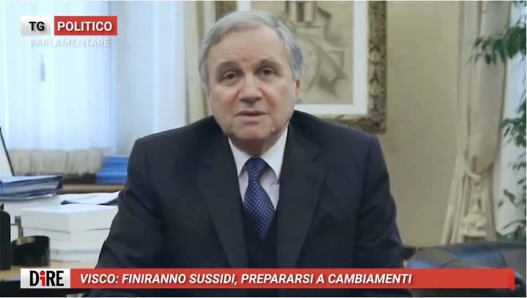 Tg Politico Parlamentare. Visco: ‘I sussidi finiranno, prepararsi ai cambiamenti’