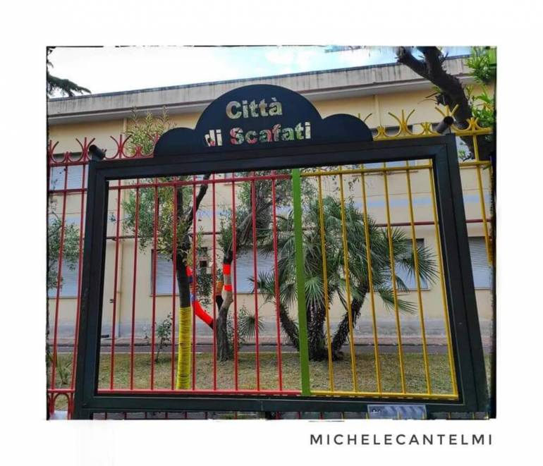 Scafati: Yarn Bombing alla Martiri d’Ungheria