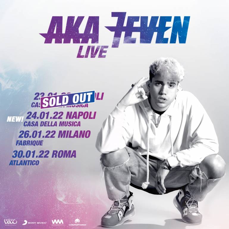 Sold out la prima data di Aka 7even alla Casa della Musica di Napoli