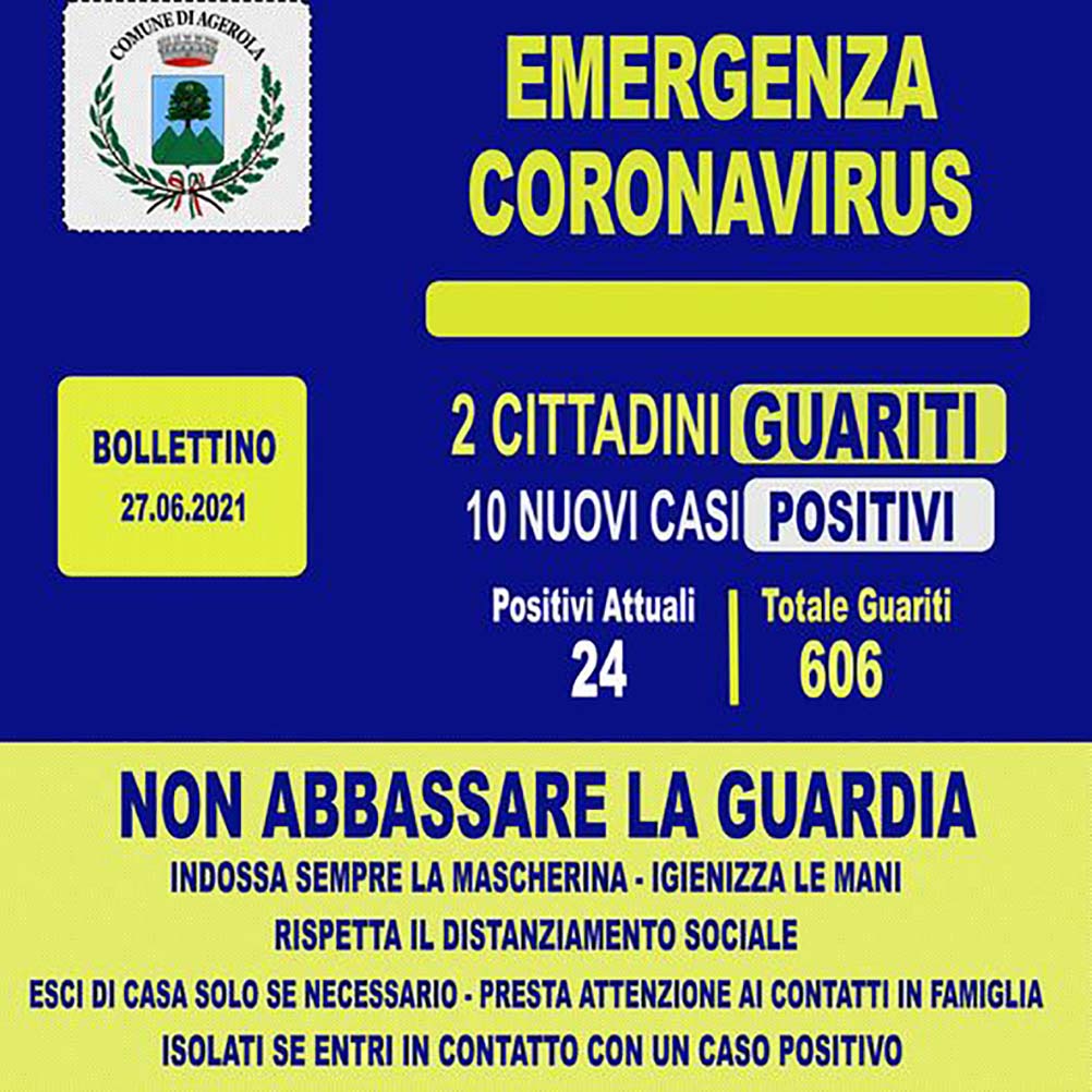 coronavirus agerola