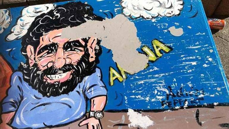Vandalizzata a San Giorgio a Cremano la panchina dedicata a la Smorfia